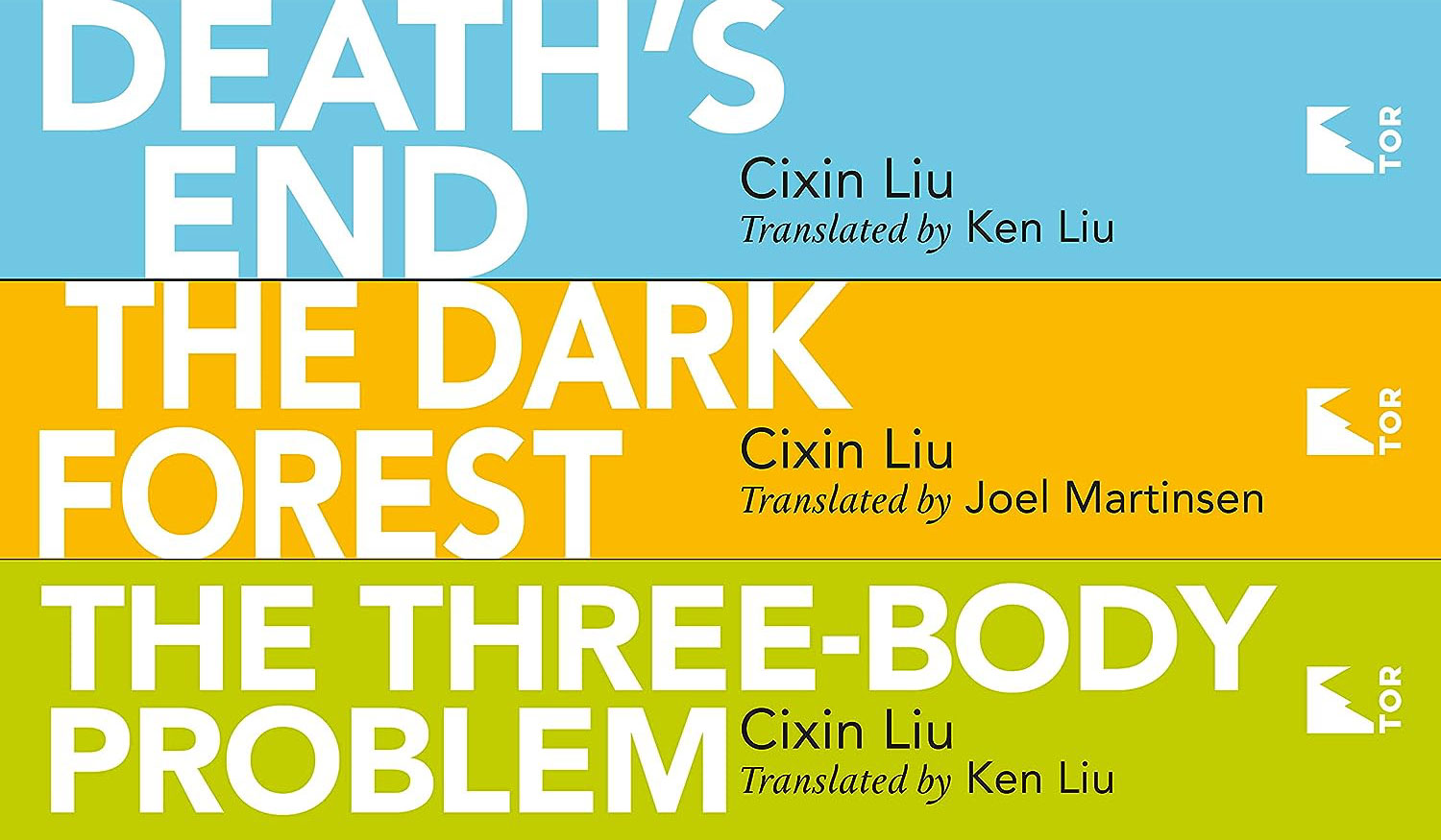 Remembrance of Earth's Past" trilogy by Liu Cixin